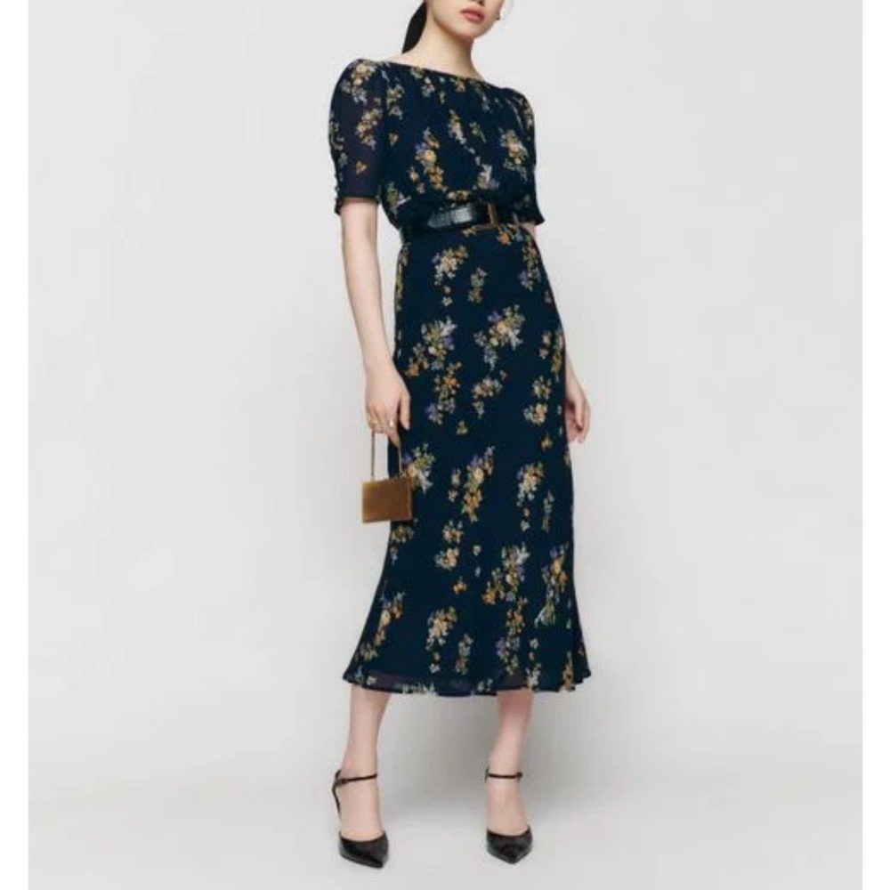 Reformation Dress - Floral Short sleeve
